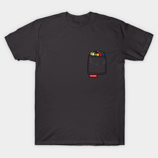 Rubiks cube T-Shirt by CrawfordFlemingDesigns